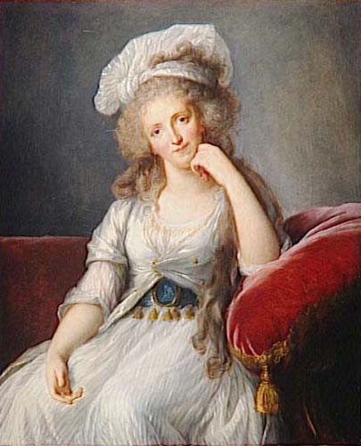 Portrait of Louise Marie Adelaide de Bourbon